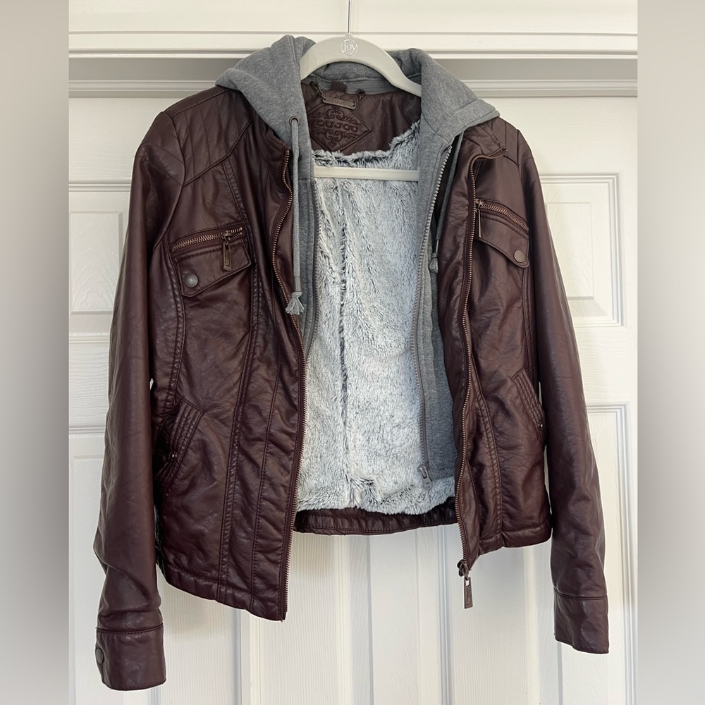 Dry Goods Faux Leather Moto style Jacket